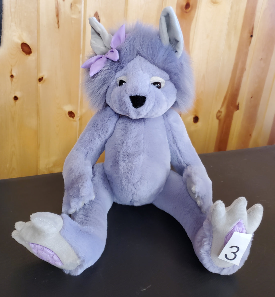 Amethyst Boo - 11.5" Lavender Troll by Charlie Bears - Safe for 18 Months and Up!