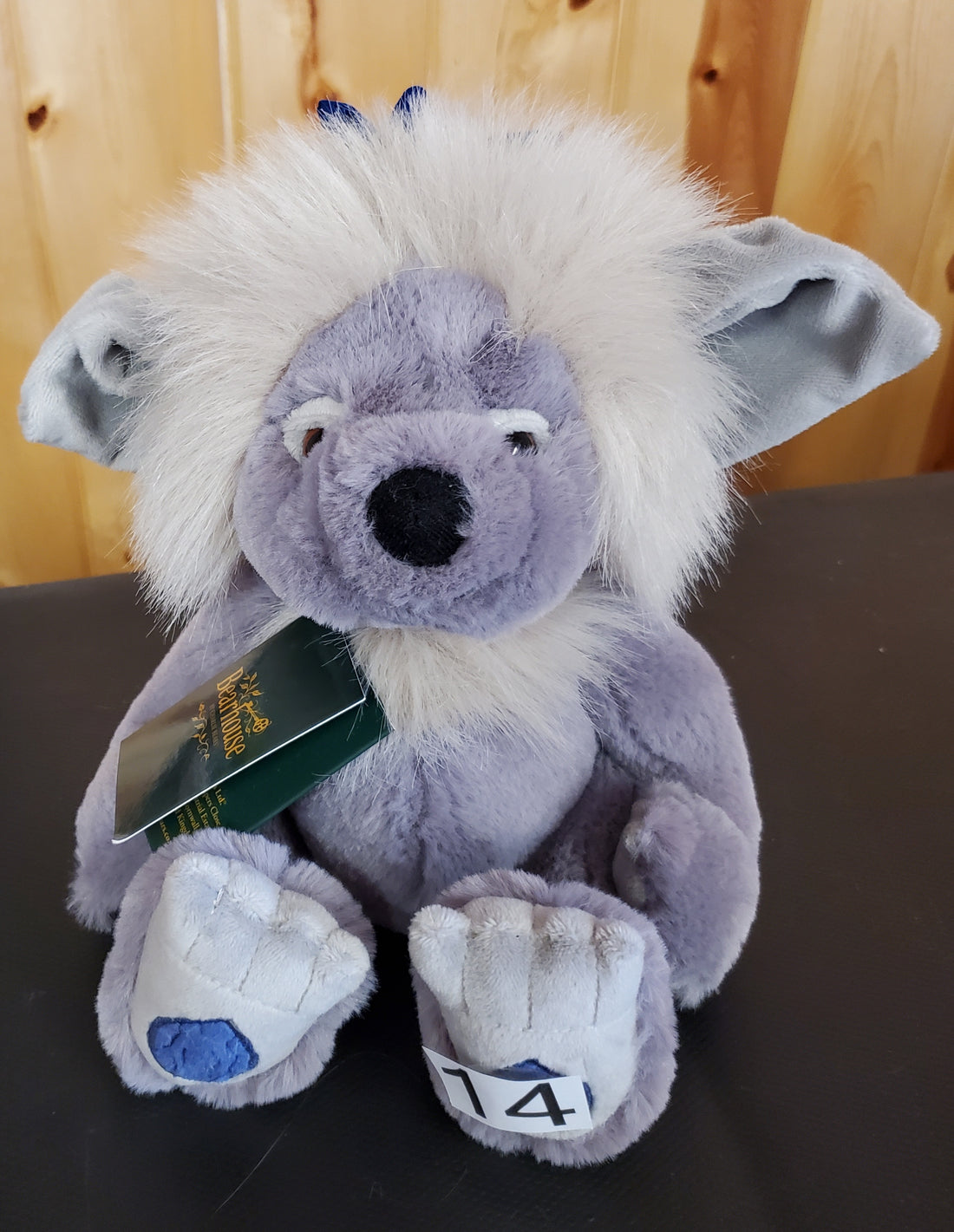 Sapphire Sue - 8" Blue Bearhouse Troll by Charlie Bears - Safe for 18 Months and Up!