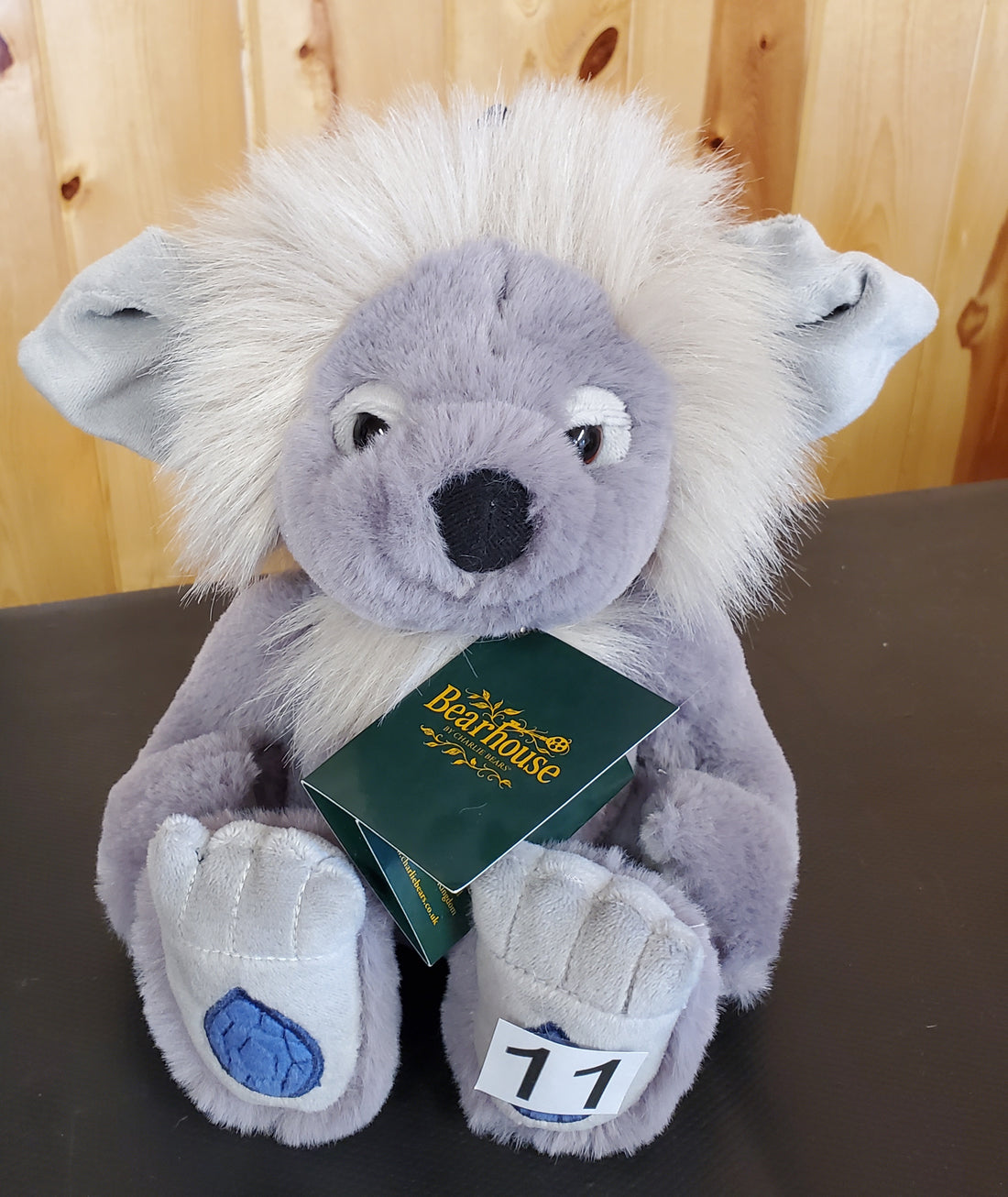 Sapphire Sue - 8" Blue Bearhouse Troll by Charlie Bears - Safe for 18 Months and Up!