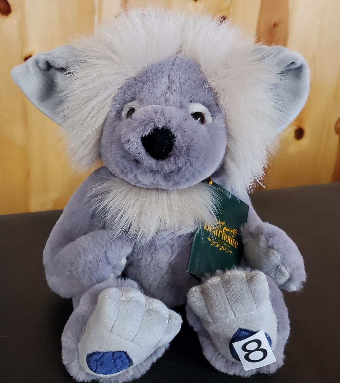 Sapphire Sue - 8" Blue Bearhouse Troll by Charlie Bears - Safe for 18 Months and Up!