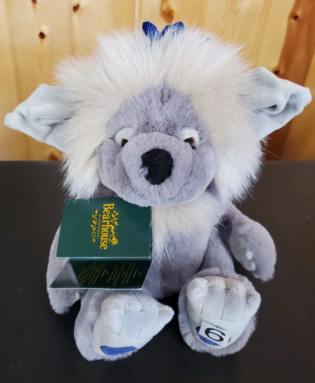 Sapphire Sue - 8" Blue Bearhouse Troll by Charlie Bears - Safe for 18 Months and Up!
