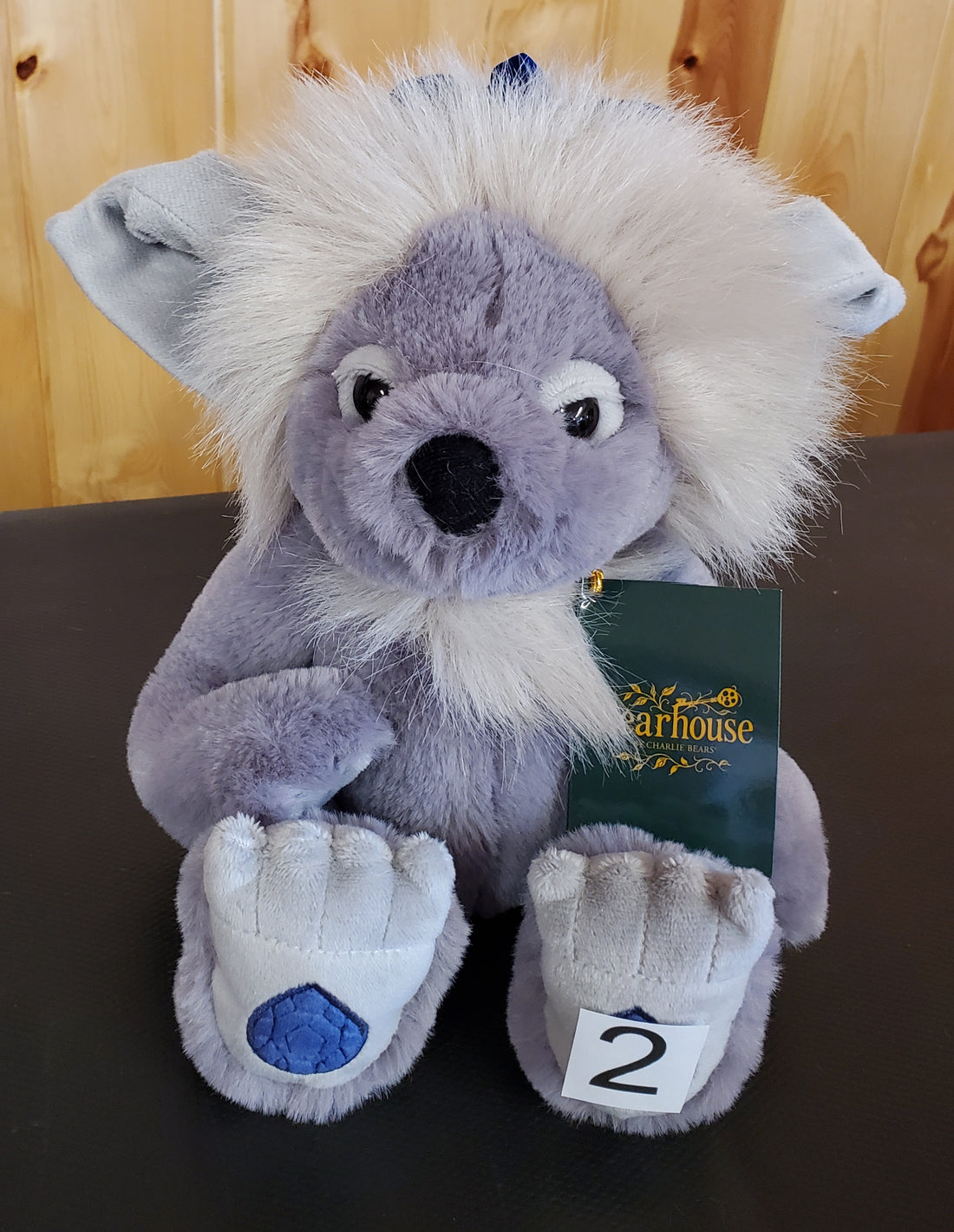 Sapphire Sue - 8" Blue Bearhouse Troll by Charlie Bears - Safe for 18 Months and Up!