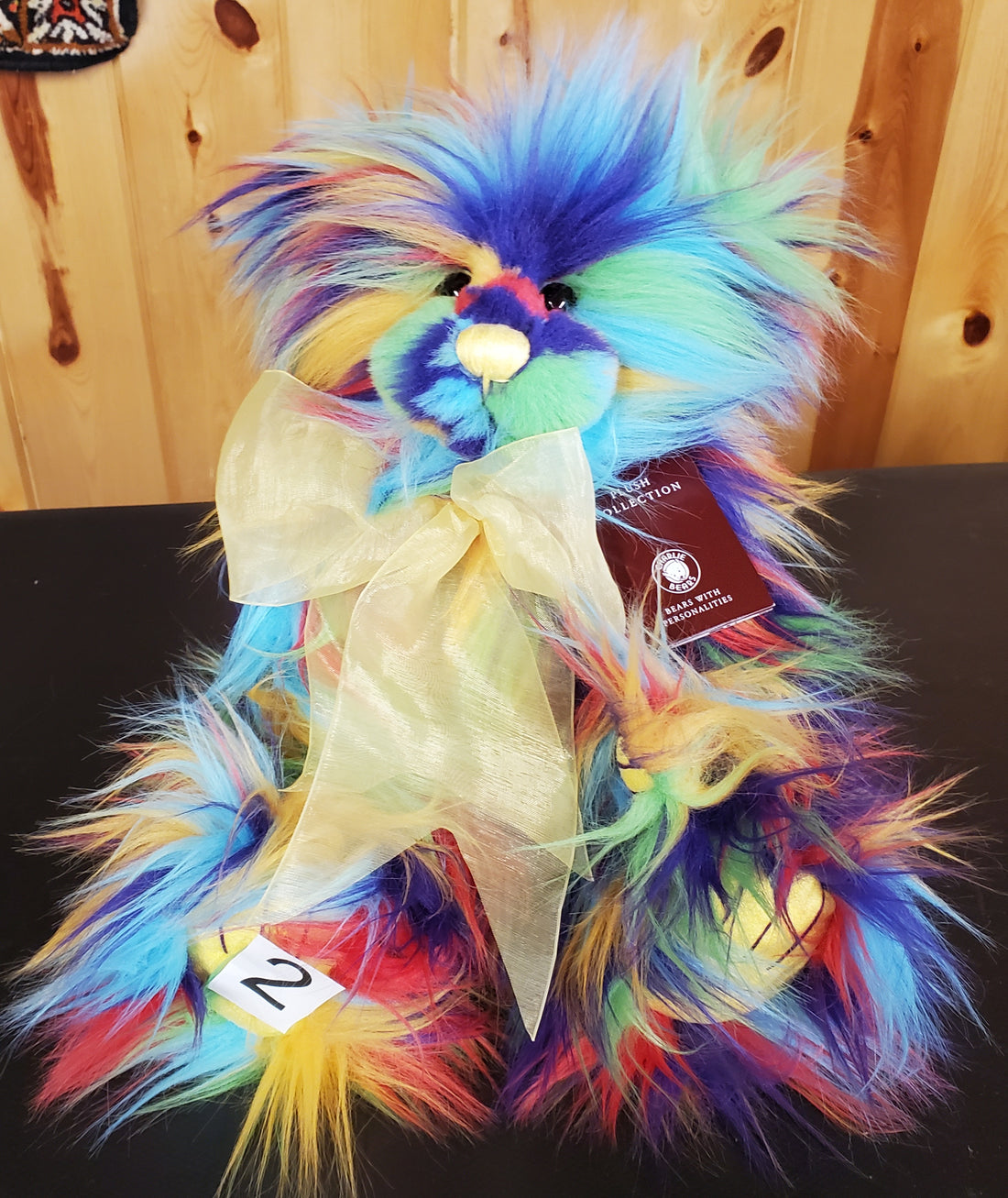 Borealis 14" Multicolored Rainbow Plush by Charlie Bears