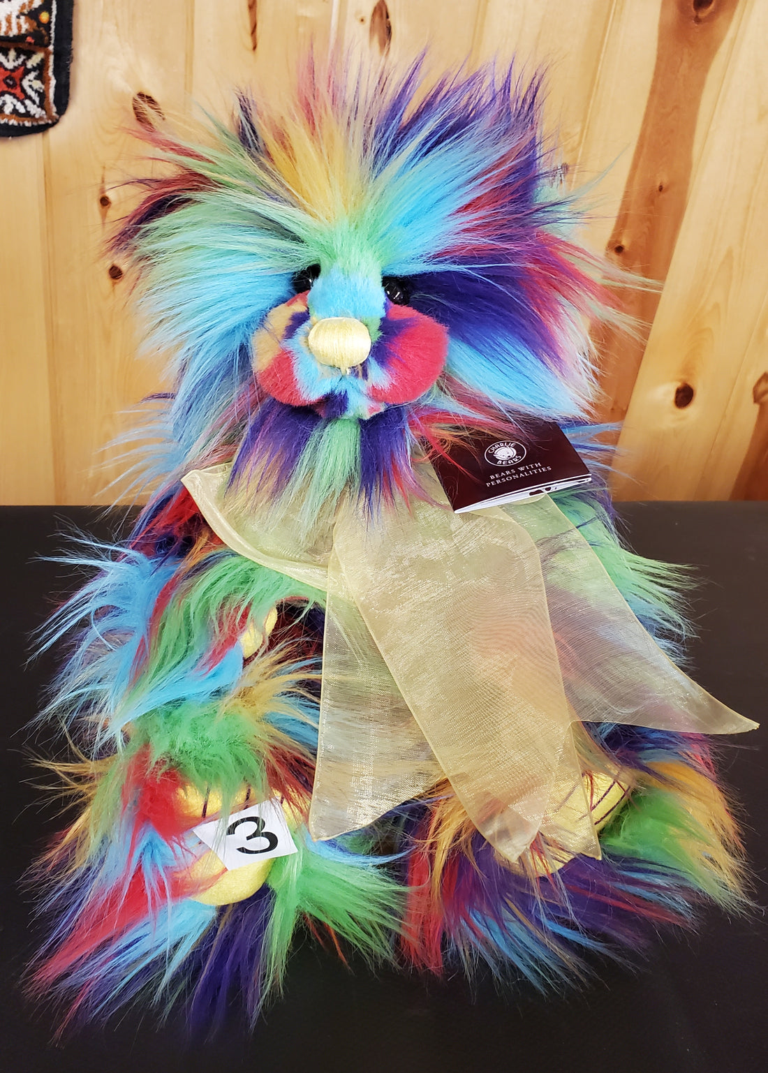 Borealis 14" Multicolored Rainbow Plush by Charlie Bears
