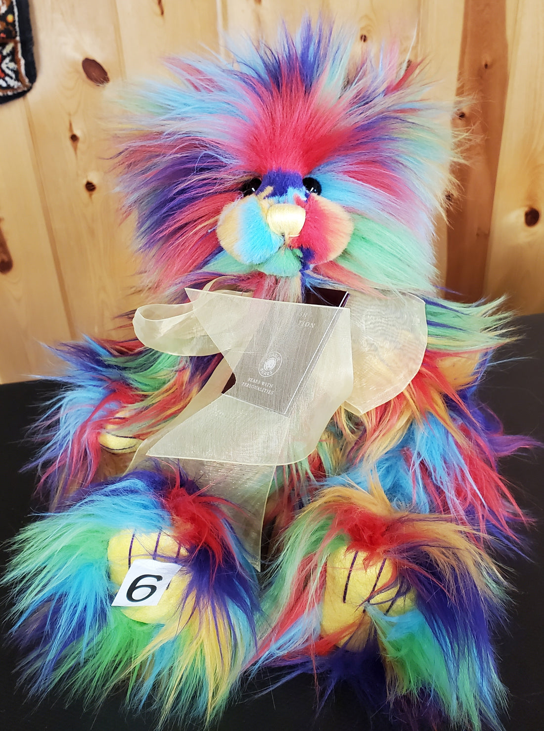 Borealis 14" Multicolored Rainbow Plush by Charlie Bears
