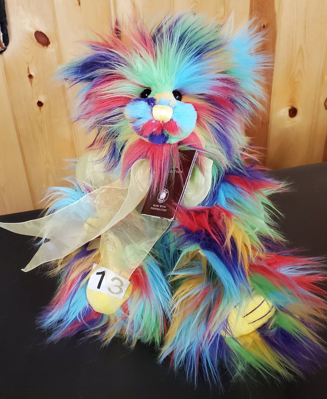 Borealis 14" Multicolored Rainbow Plush by Charlie Bears