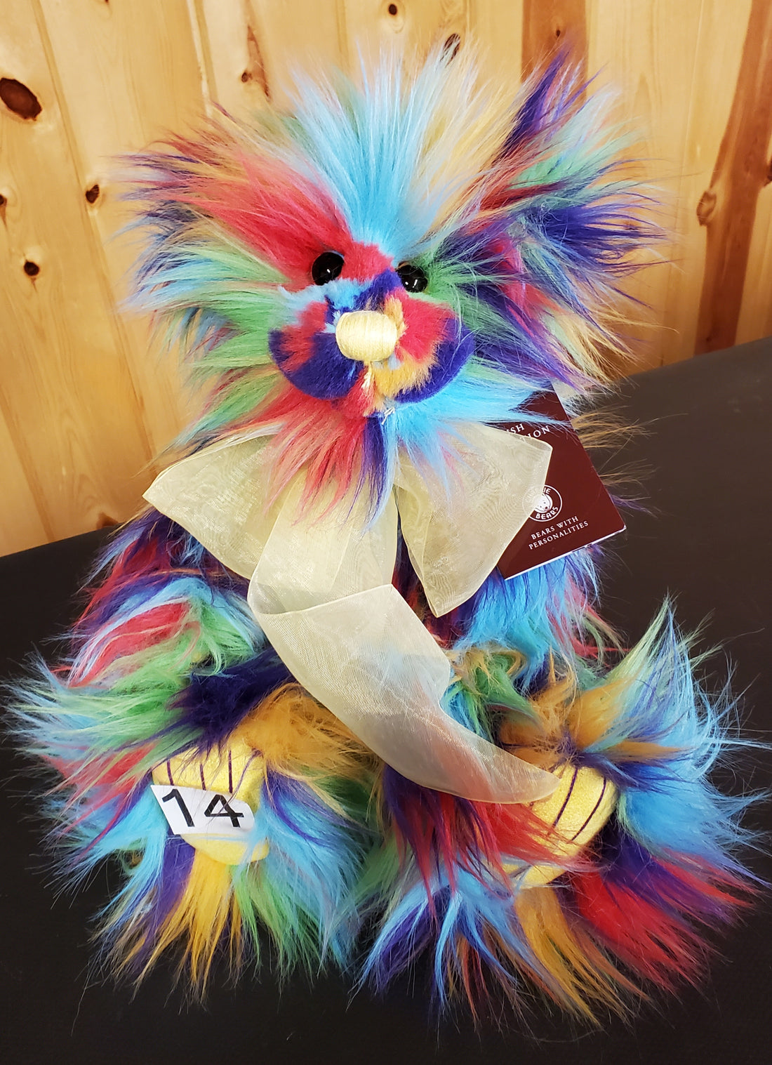Borealis 14" Multicolored Rainbow Plush by Charlie Bears