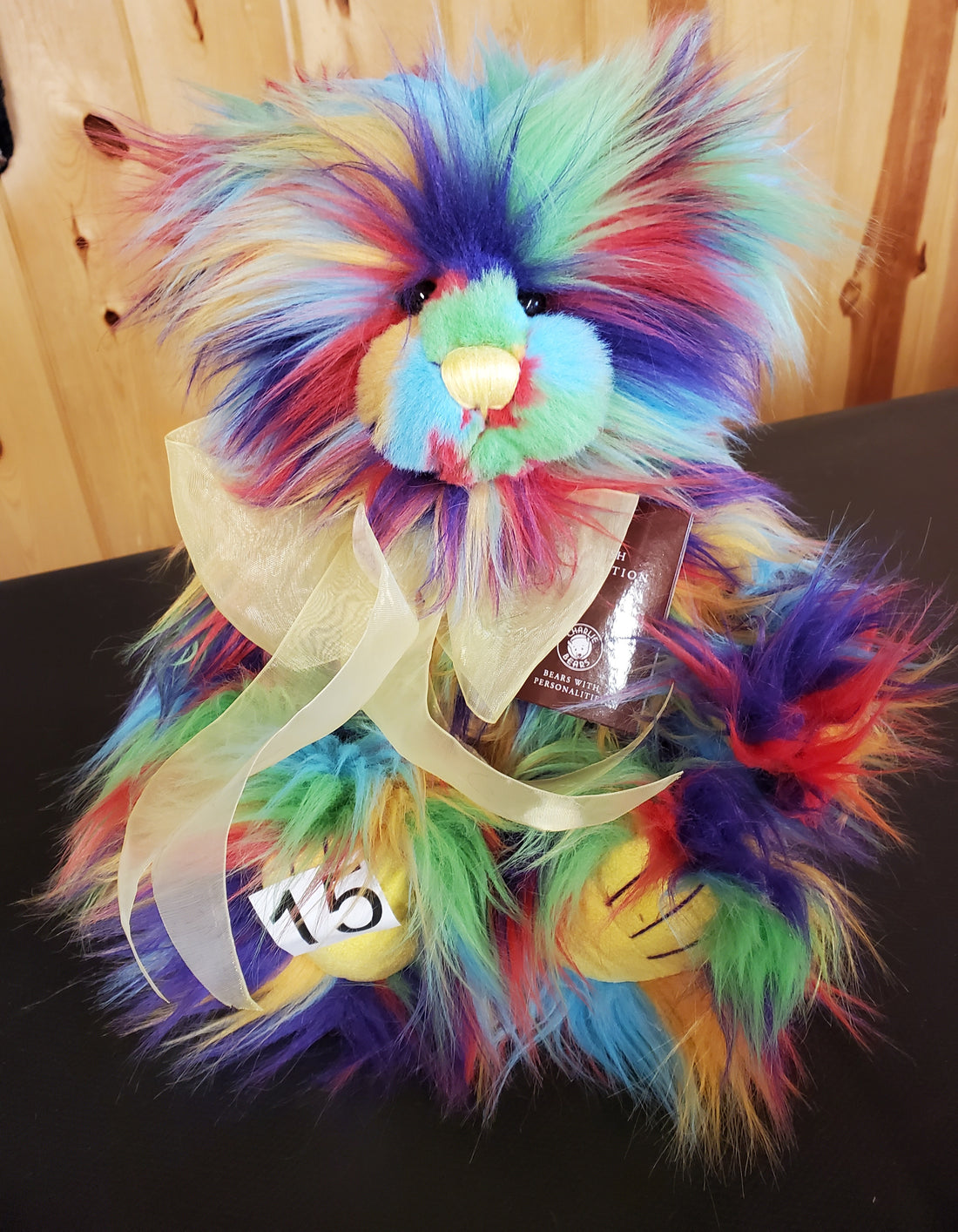 Borealis 14" Multicolored Rainbow Plush by Charlie Bears