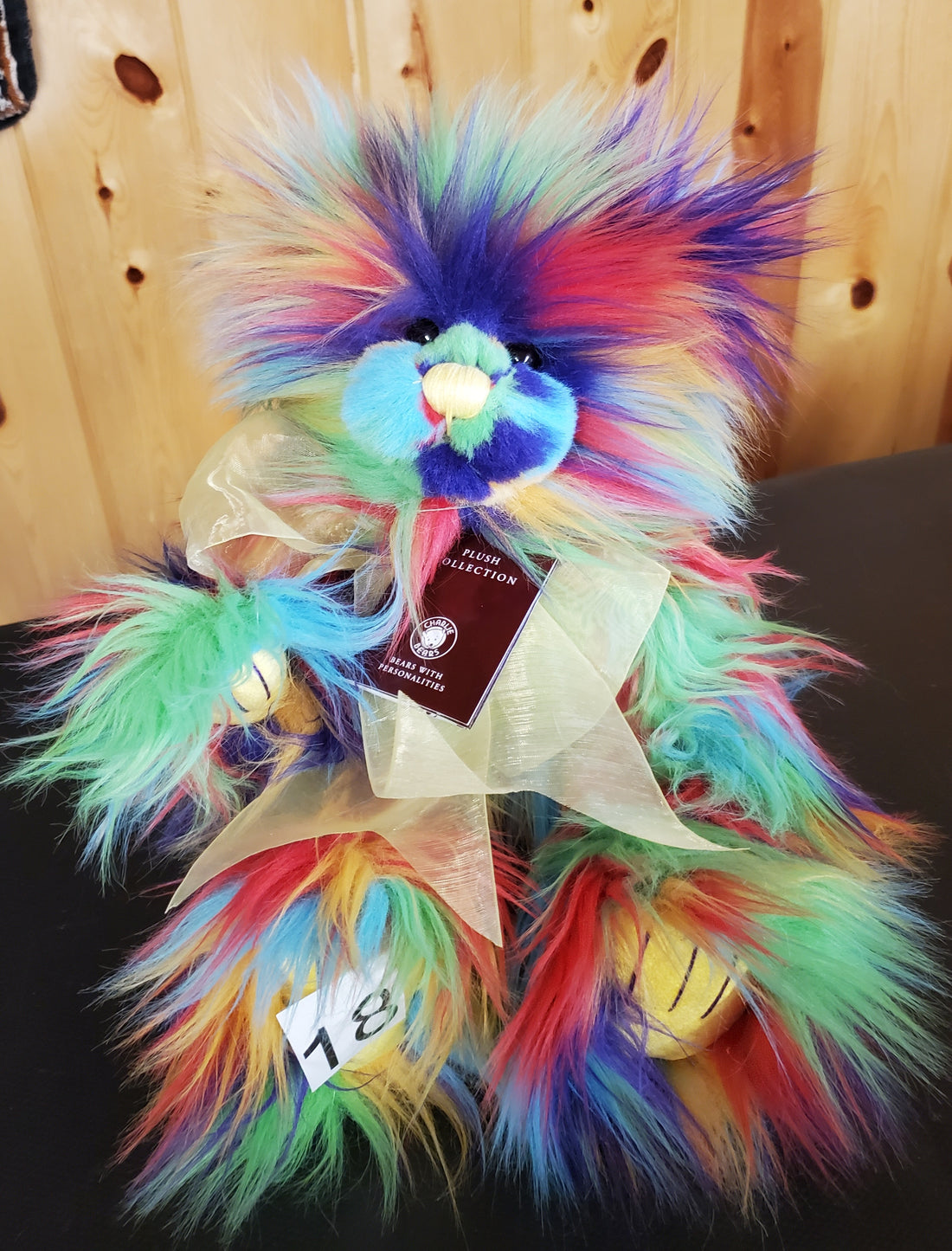 Borealis 14" Multicolored Rainbow Plush by Charlie Bears