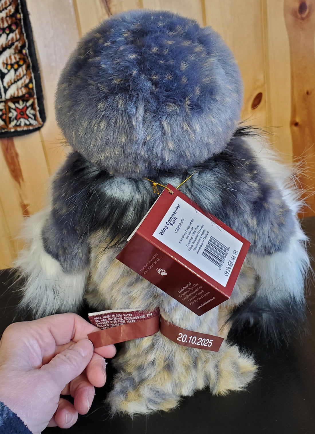 Wing Commander Swift 11" Jointed Owl by Charlie Bears