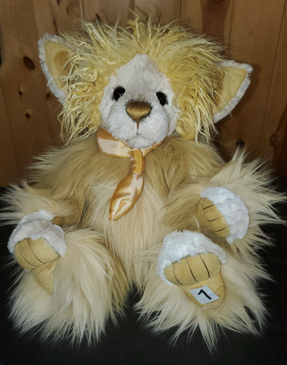 Field Troll - 15"Yellow Plush, Multiple Kinds of Fur by Charlie Bears