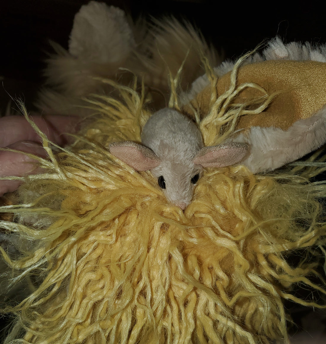 Field Troll - 15"Yellow Plush, Multiple Kinds of Fur by Charlie Bears