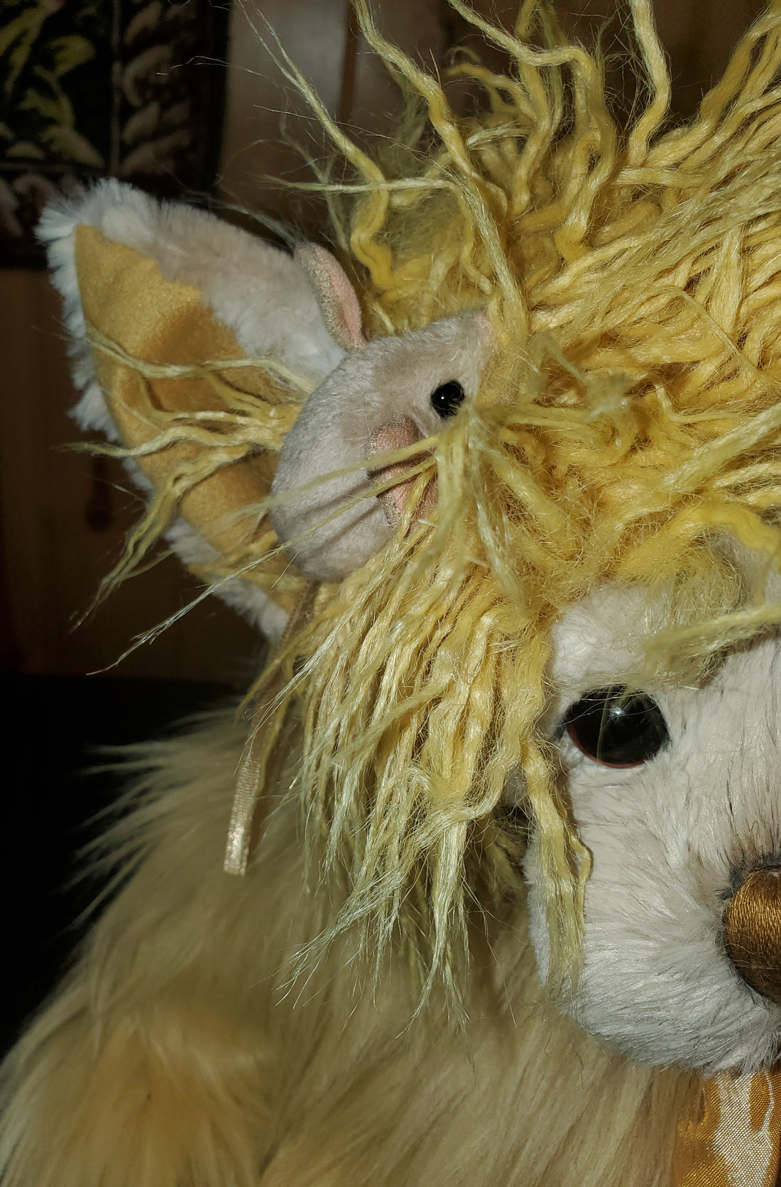 Field Troll - 15"Yellow Plush, Multiple Kinds of Fur by Charlie Bears