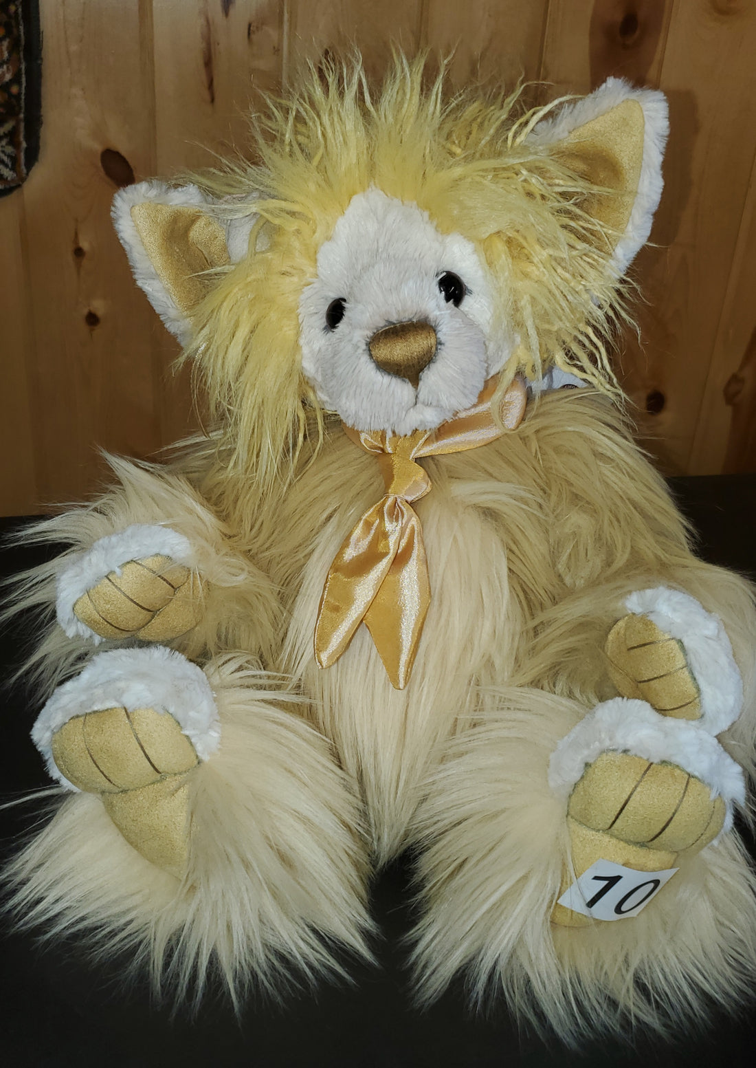 Field Troll - 15"Yellow Plush, Multiple Kinds of Fur by Charlie Bears