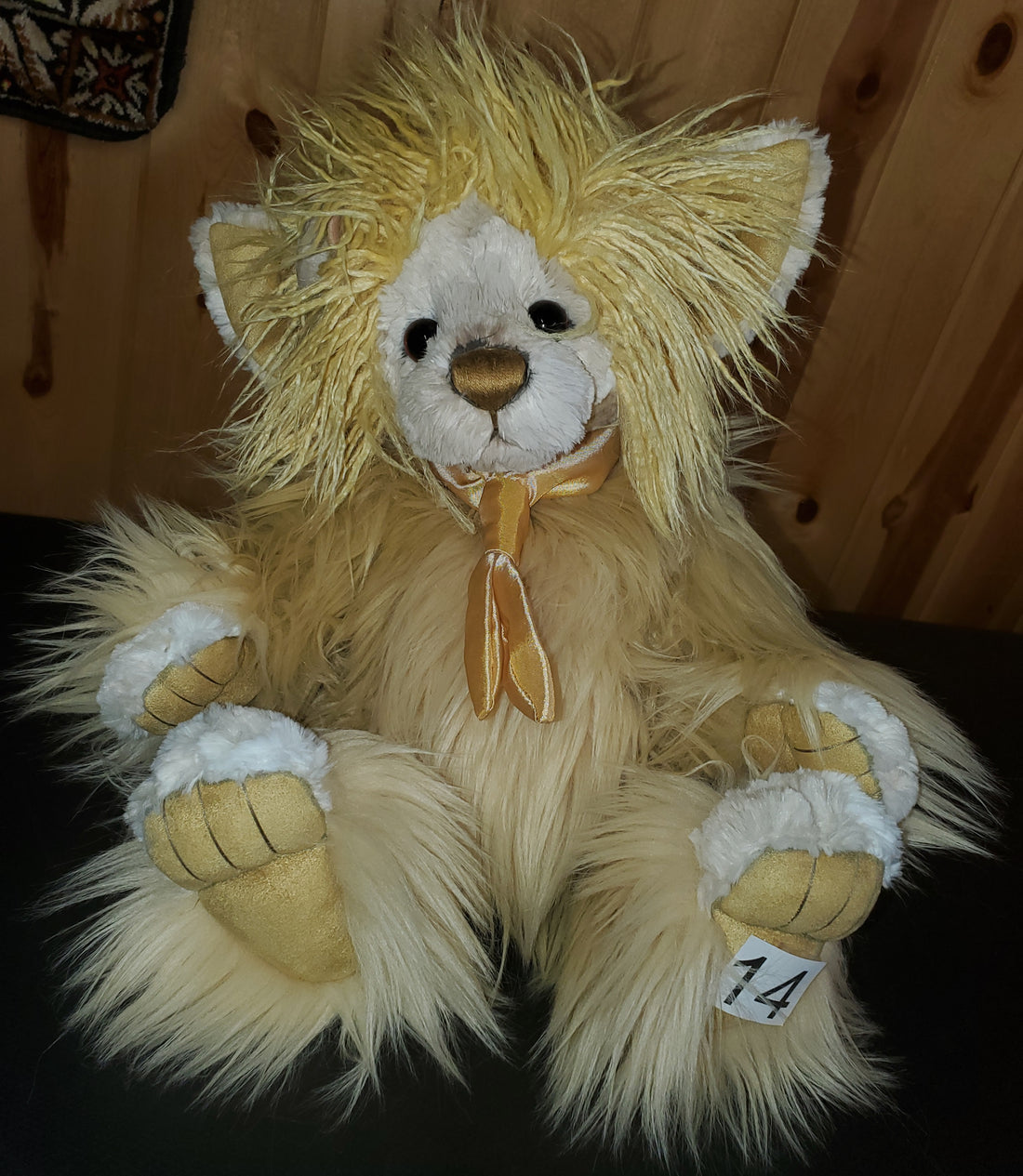 Field Troll - 15"Yellow Plush, Multiple Kinds of Fur by Charlie Bears