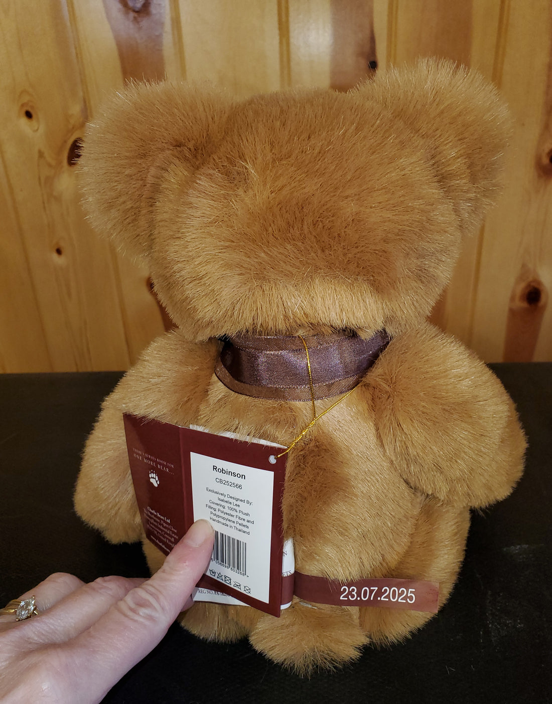 Robinson - 13" Honey Brown Plush by Charlie Bears