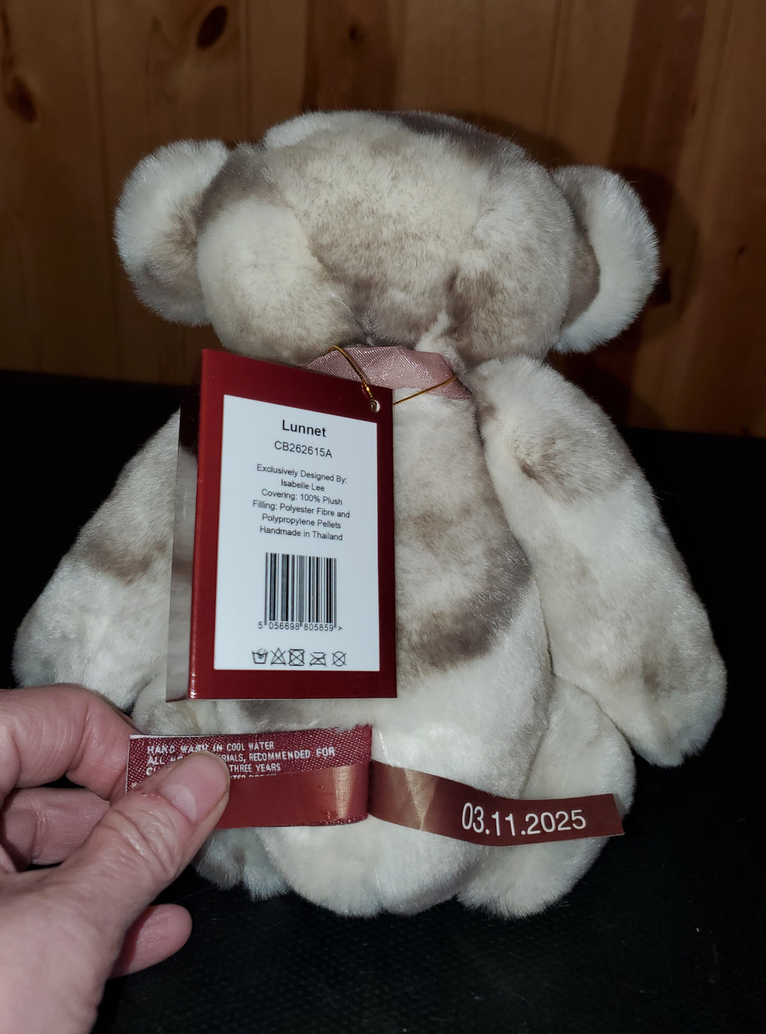 Lunnet - 11" Cream and Tan Plush Mona's Sibling by Charlie Bears