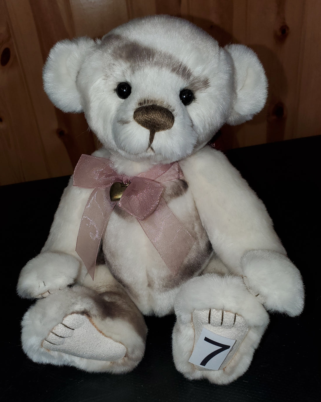 Lunnet - 11" Cream and Tan Plush Mona's Sibling by Charlie Bears