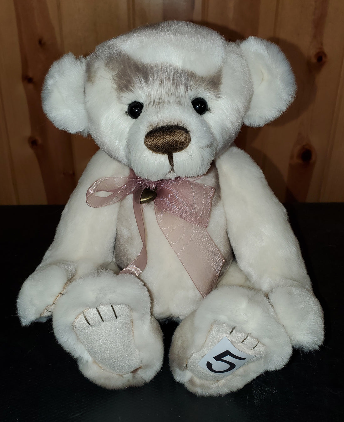 Lunnet - 11" Cream and Tan Plush Mona's Sibling by Charlie Bears