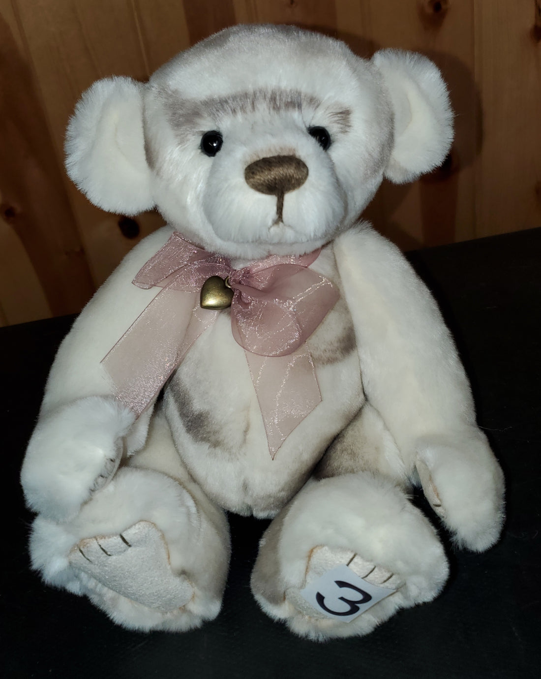 Lunnet - 11" Cream and Tan Plush Mona's Sibling by Charlie Bears