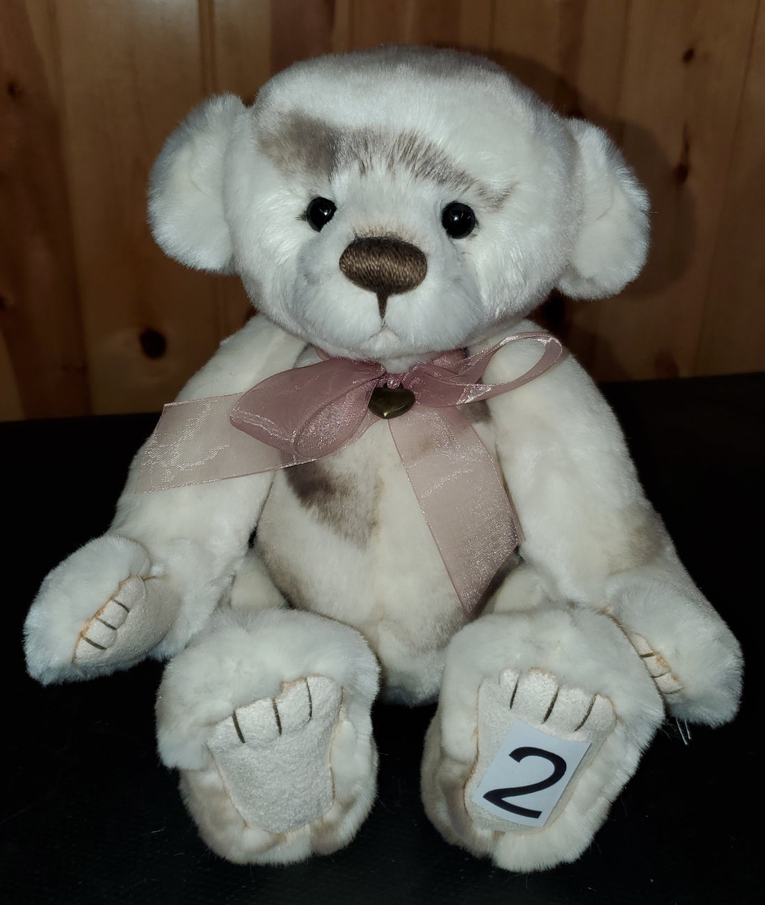 Lunnet - 11" Cream and Tan Plush Mona's Sibling by Charlie Bears