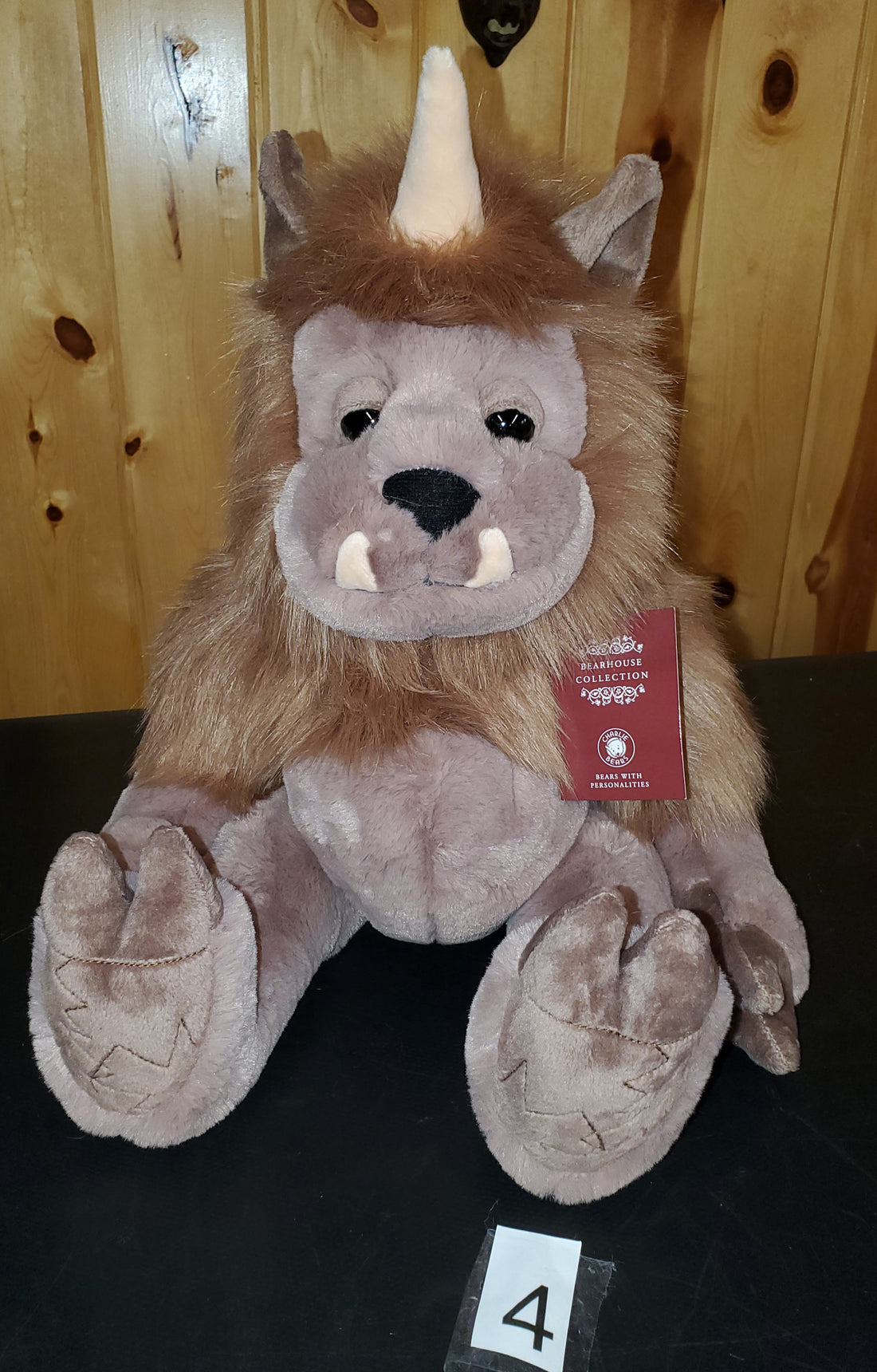 Quarry - 11" Soft Huggable Bearhouse Ogre by Charlie Bears Ogres and Giants  - Safe for 18 months and up! (Copy)