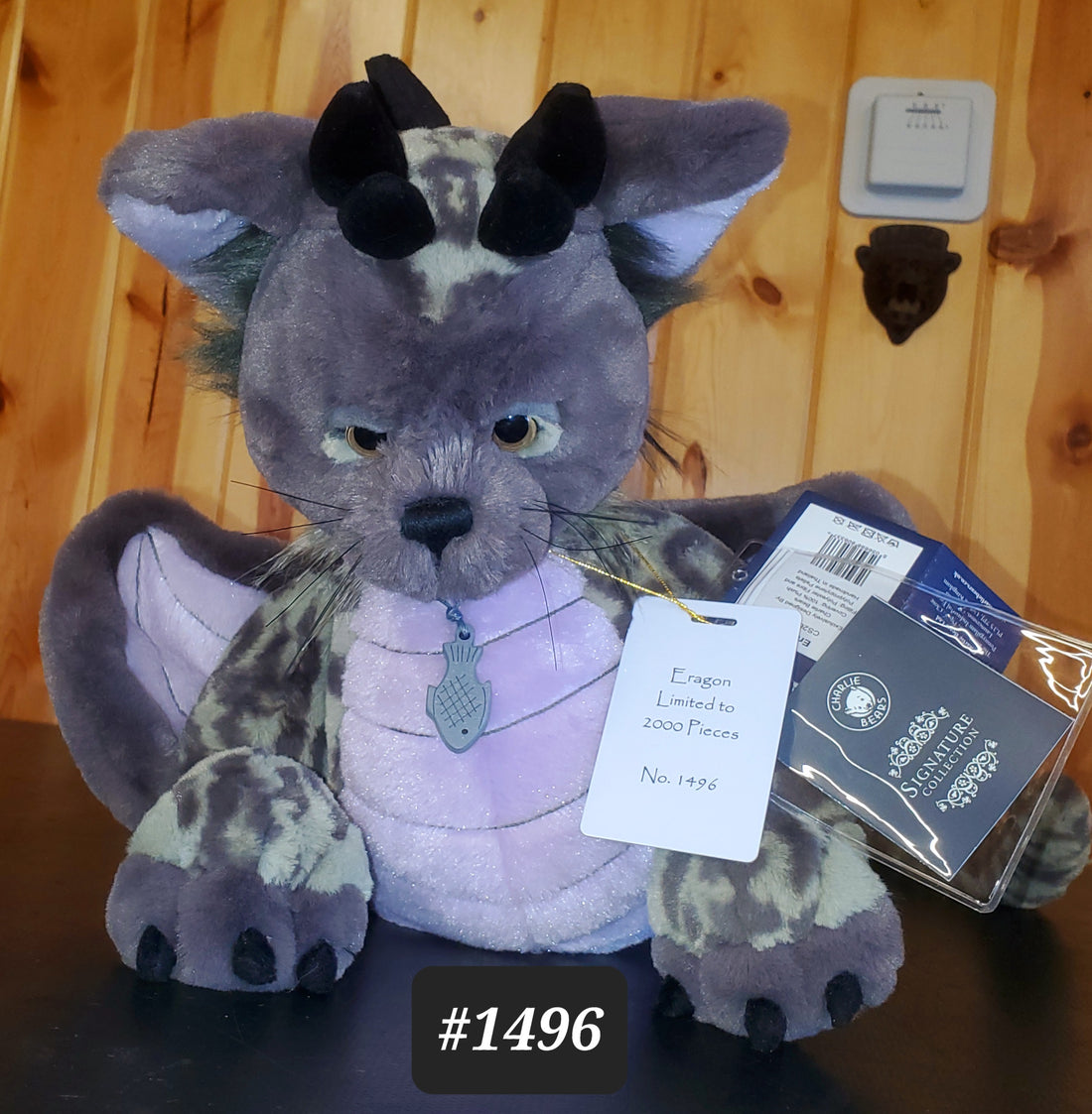 Eragon - 11.5" Tall Tatzelwurm Limited Edition designed by Ali Montgomery for Charlie Bears