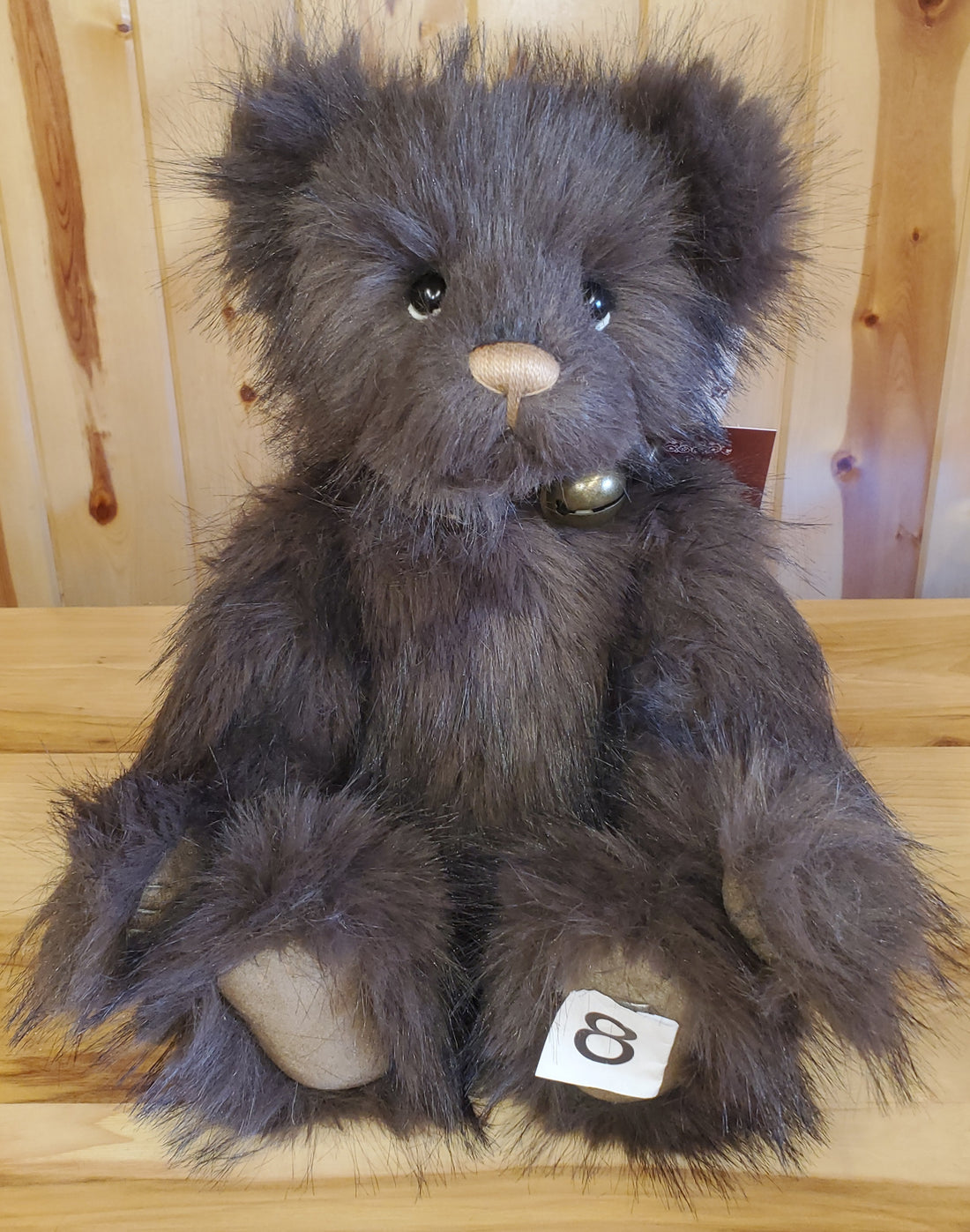Barnes - 14" Dark Brown Plush by Charlie Bears