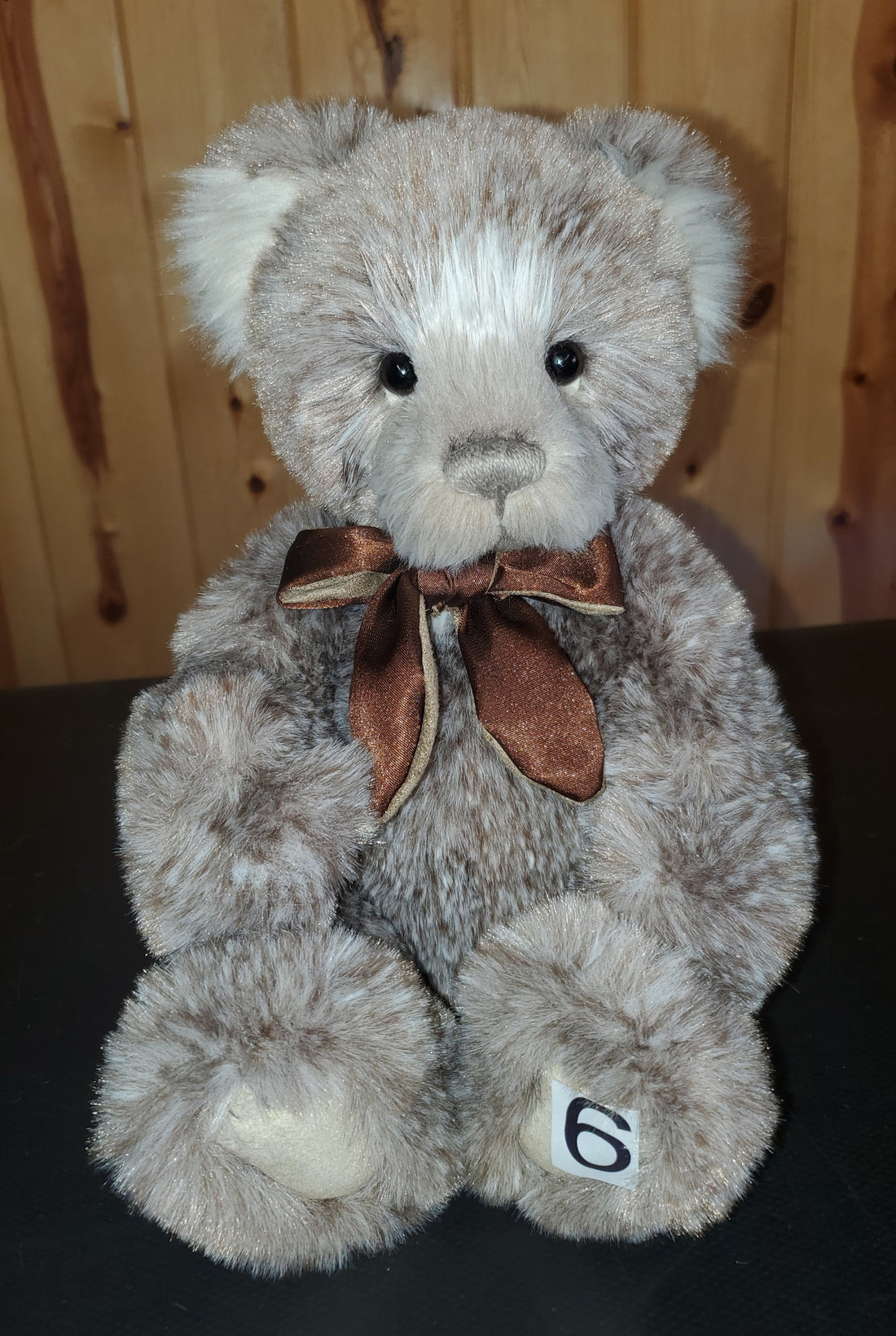 Norman - 13.5" Granville's Shimmering Taupe and Cream Brother by Charlie Bears
