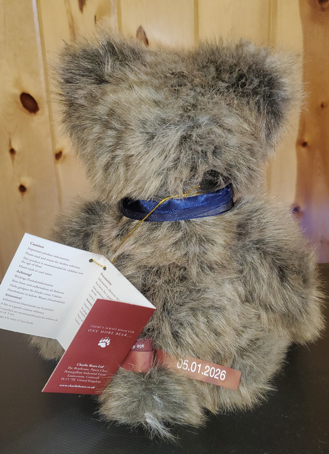 Happy - 11.5" Taupe and Brown Plush by Charlie Bears