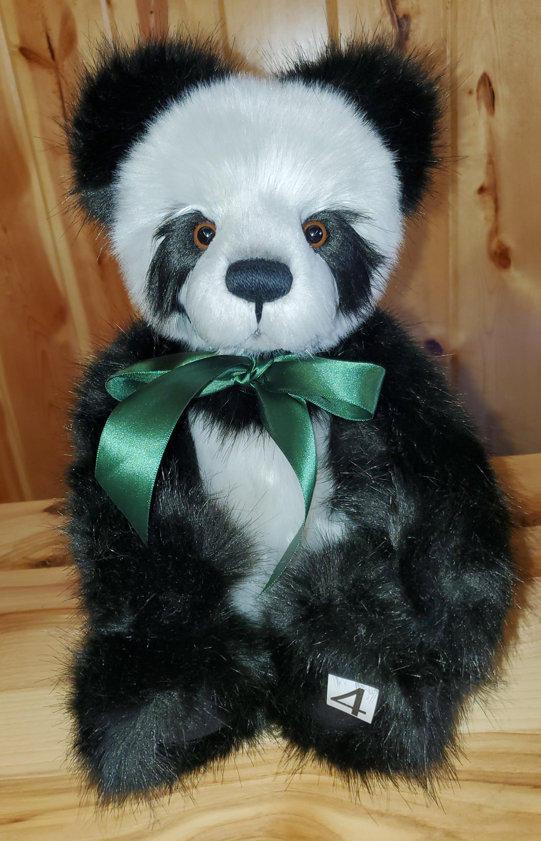 Davidson - 15" Black and White Panda w/ Grey Tipping by Charlie Bears