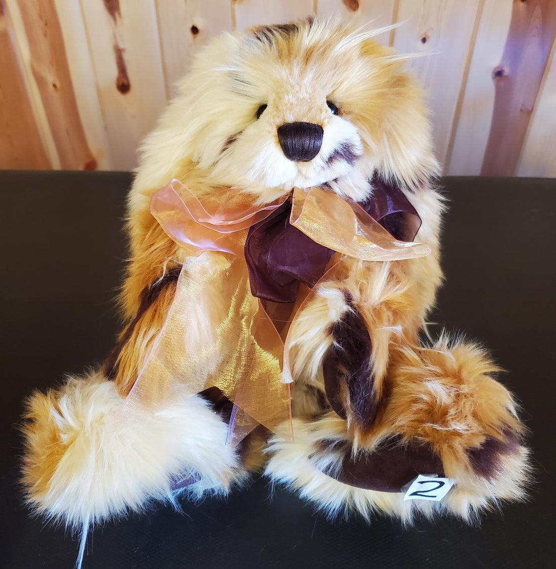 Wigglebottom - 15" Brown, Tan, and Gold Bunny Rabbit by Charlie Bears