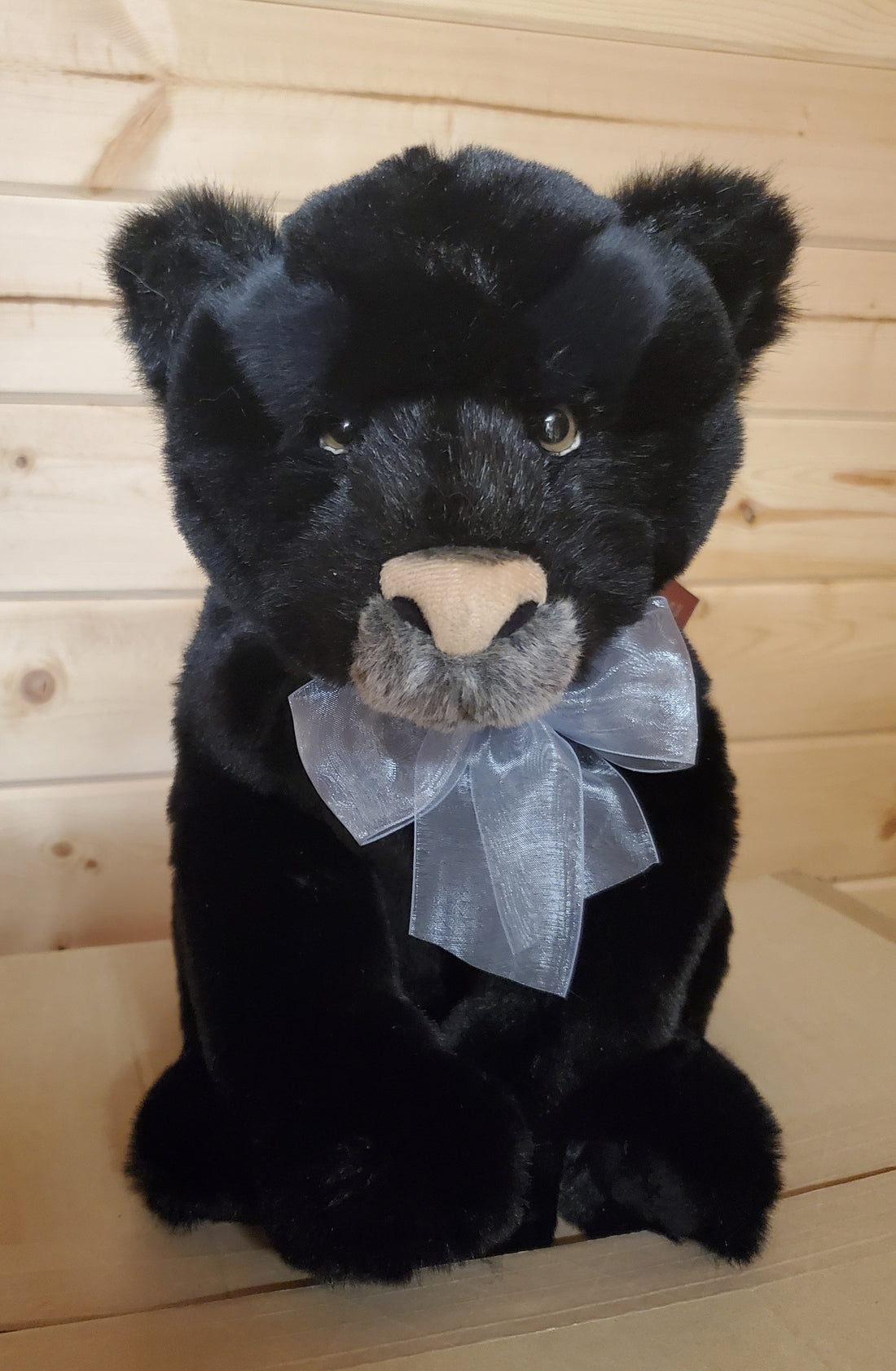 Silhouette - 15" Black Panther - Non-Jointed Big Cat by Charlie Bears Bearhouse