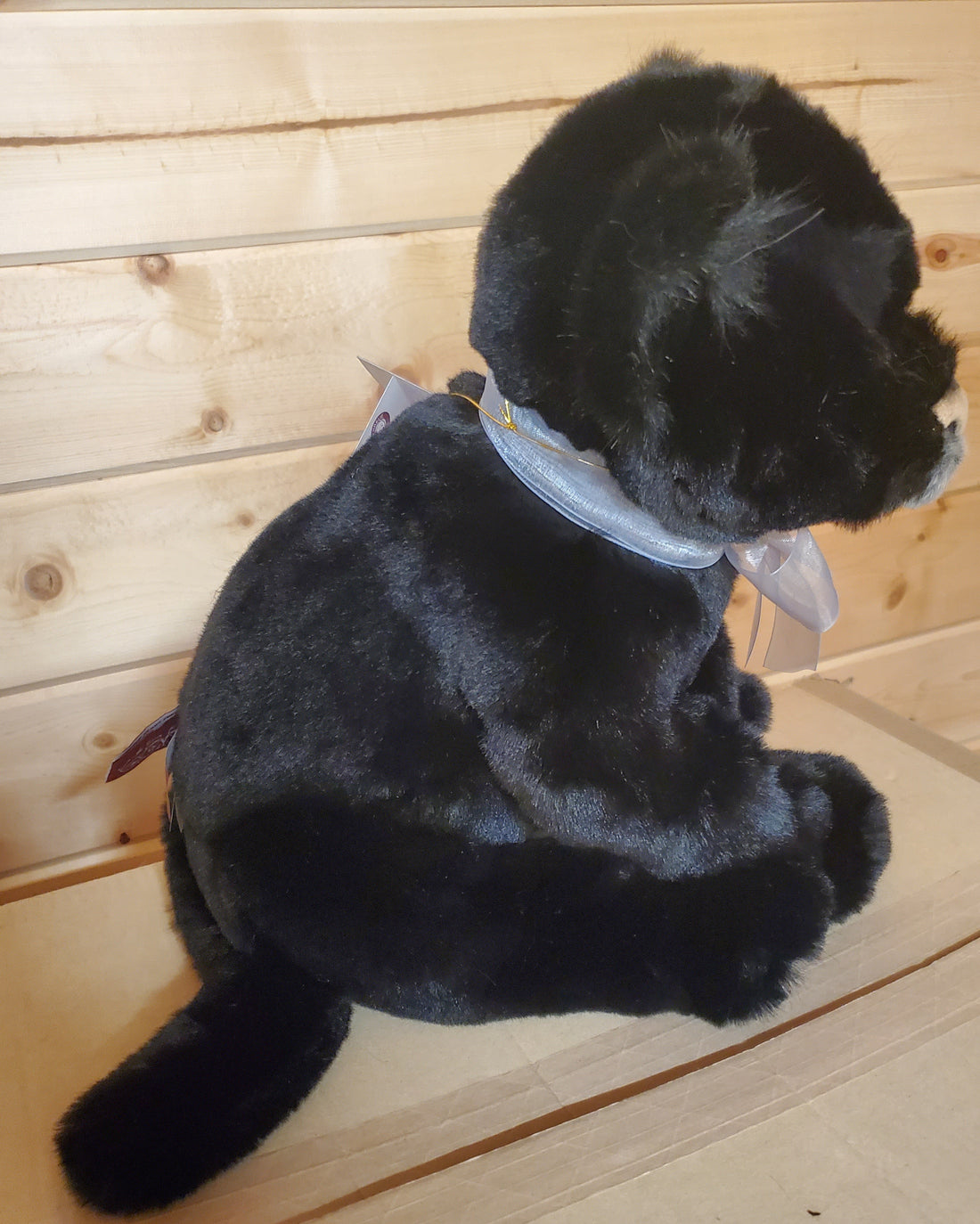 Silhouette - 15" Black Panther - Non-Jointed Big Cat by Charlie Bears Bearhouse