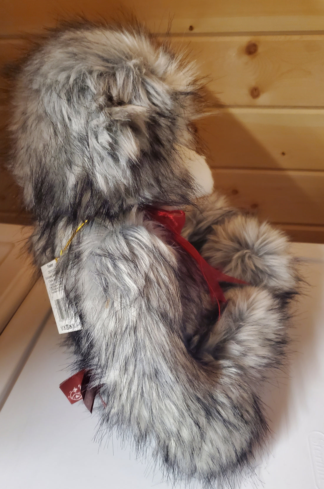Foster - 18" Grey and White Wobble-Jointed (Floppy) Plush by Charlie Bears