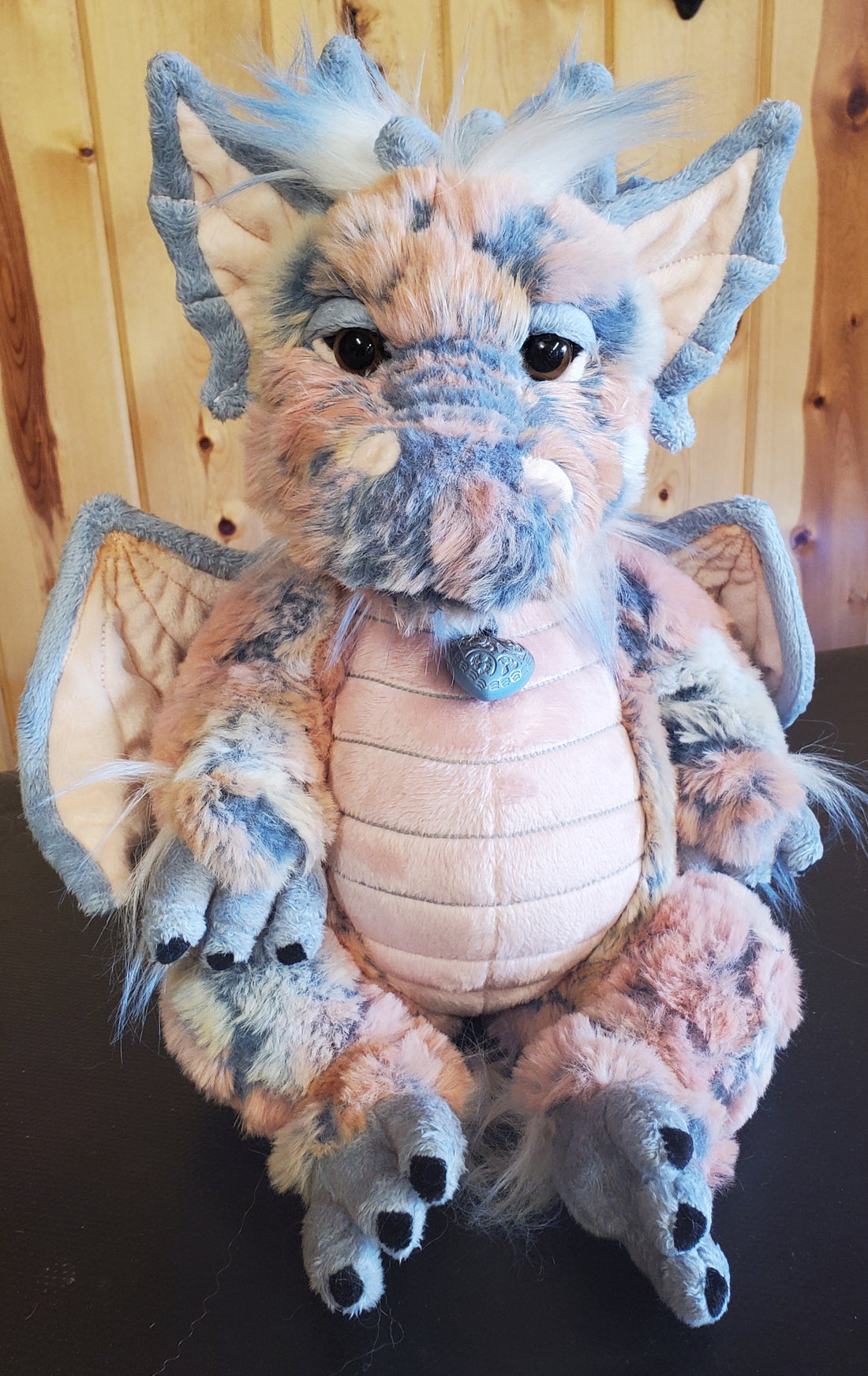 Nova - 15" Pink and Blue Dragon - by Charlie Bears