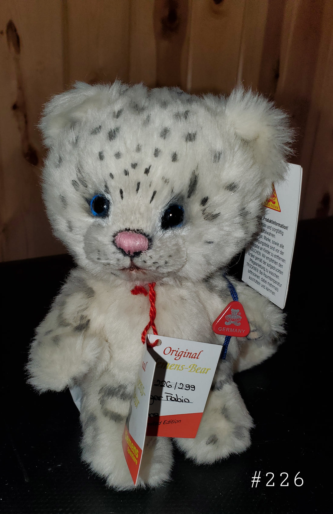 Tiger Fabio - 7" White Tiger by Natalka Creations