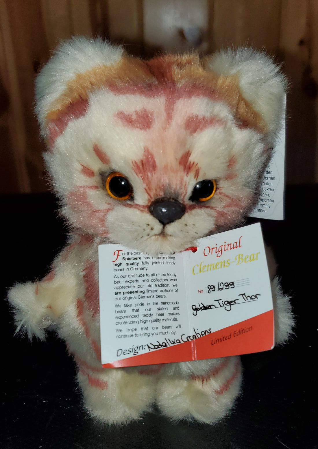 Golden Tiger Thor - 7" Tiger by Natalka Creations
