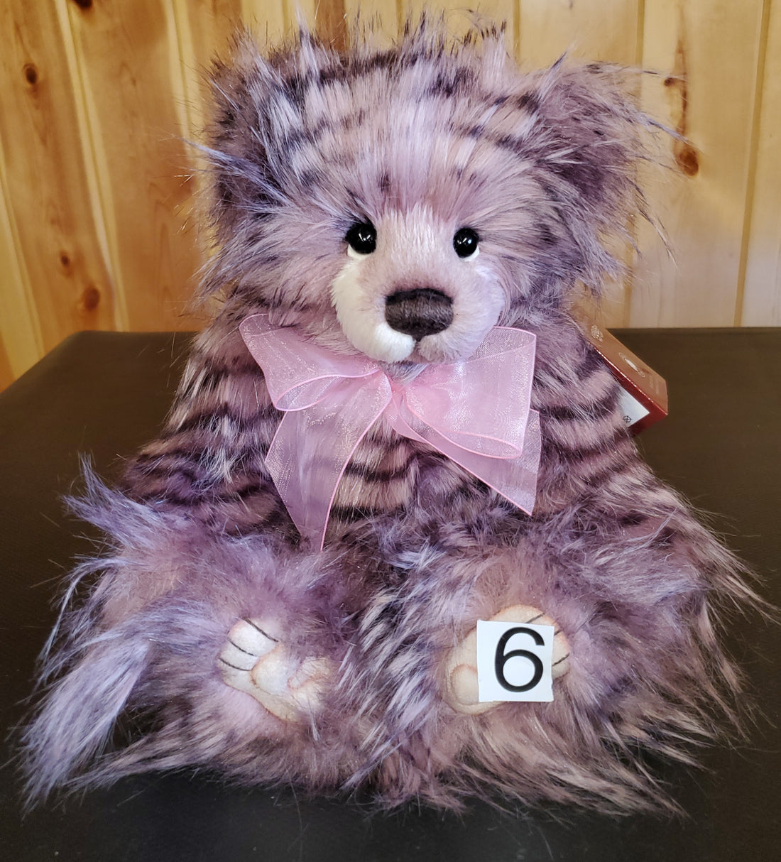 Strawberry Shortcake - 13" Pink w/Black Plush by Charlie Bears