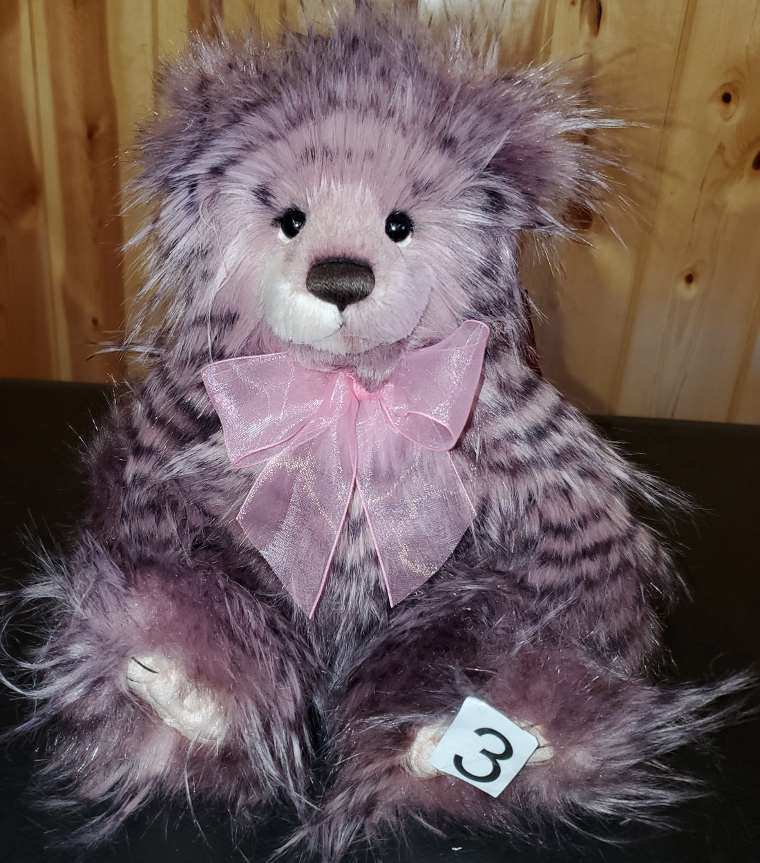 Strawberry Shortcake - 13" Pink w/Black Plush by Charlie Bears