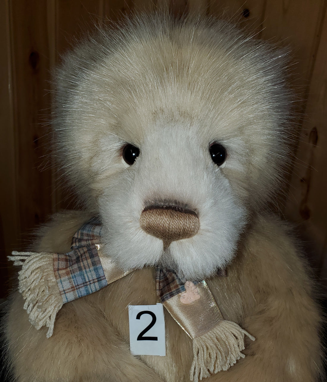 Jakub - 19" Beige Plumo by Charlie Bears