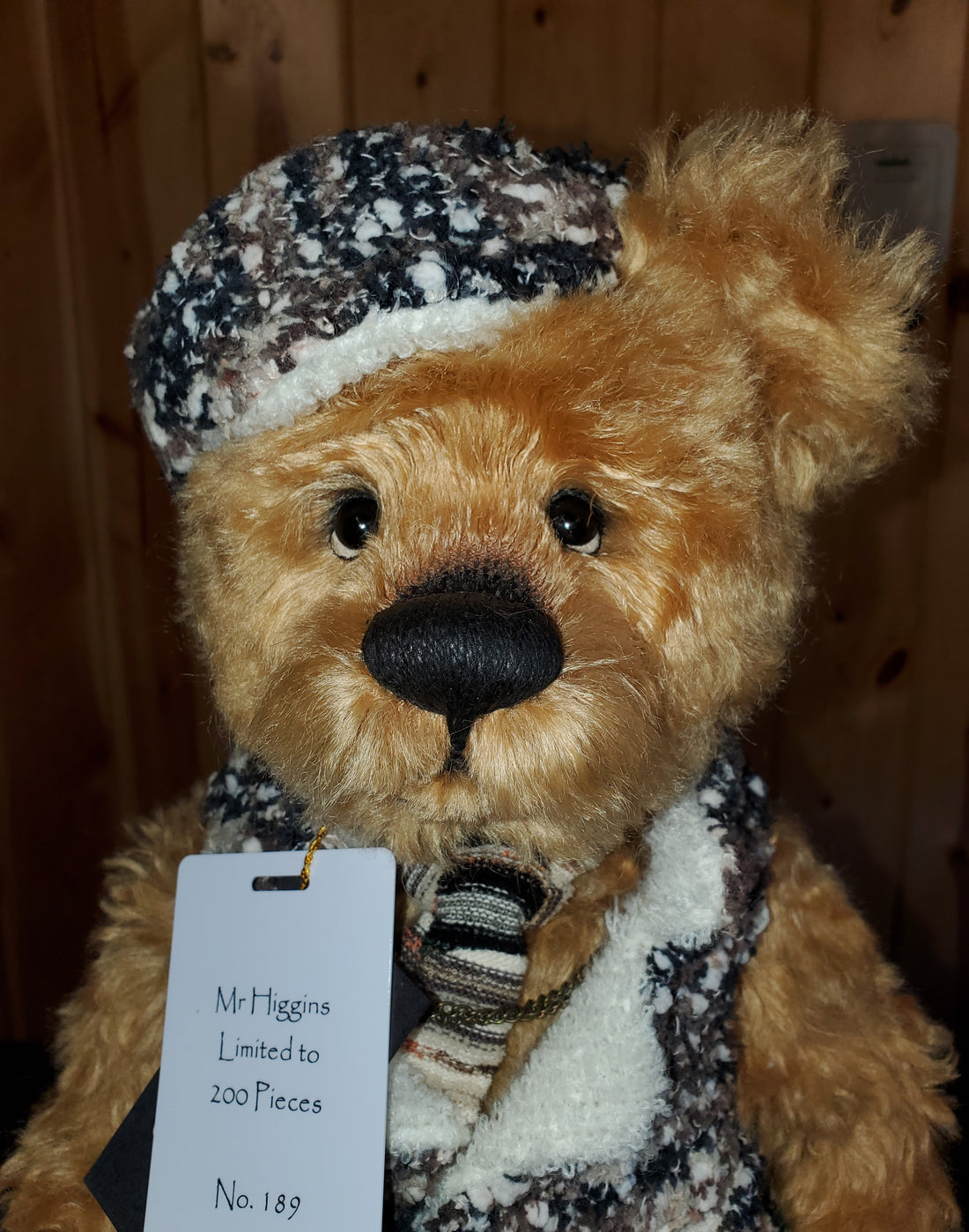Mr. Higgins - 17" Mohair Bear w/non-working Pocketwatch - Isabelle Collection - Only 200 Made!