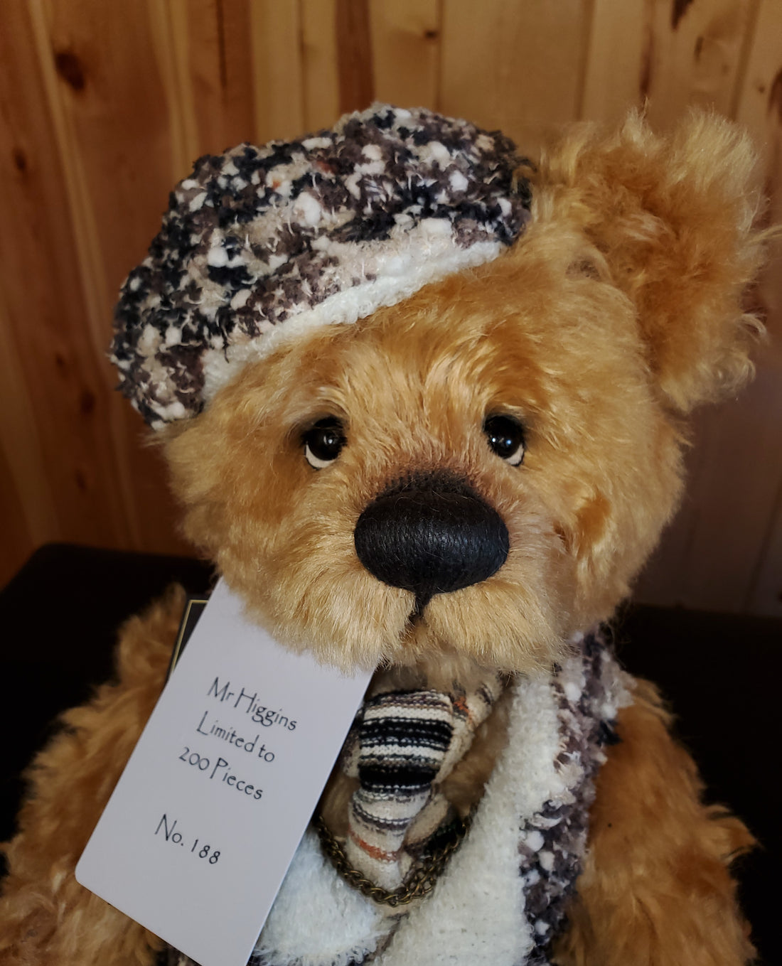 Mr. Higgins - 17" Mohair Bear w/non-working Pocketwatch - Isabelle Collection - Only 200 Made!
