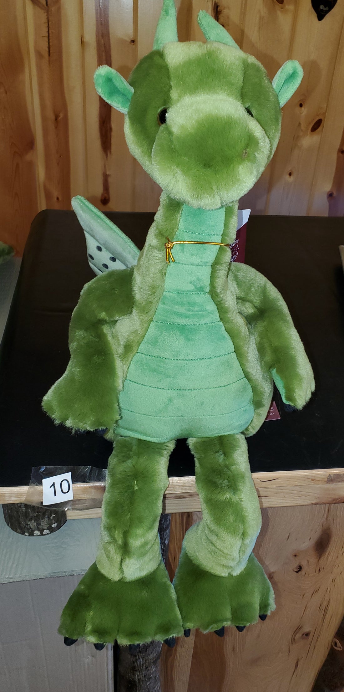 Deck - 14.5" Non-Jointed Green Dragon Charlie Bears' Bearhouse