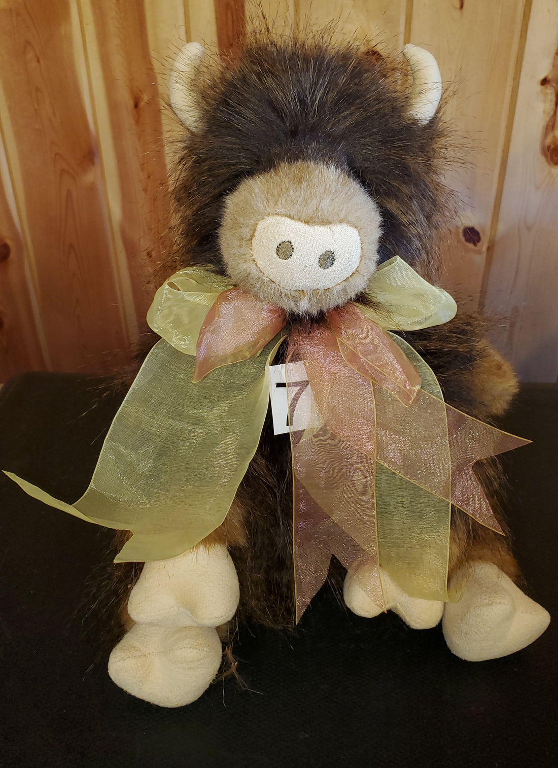 Hilltop - 15" Shaggy Five-Way Jointed Cow by Charlie Bears