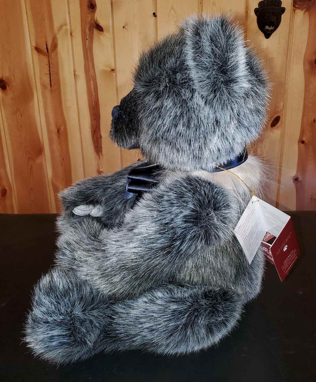 Fynn - 19" Black and Grey Plush by Charlie Bears