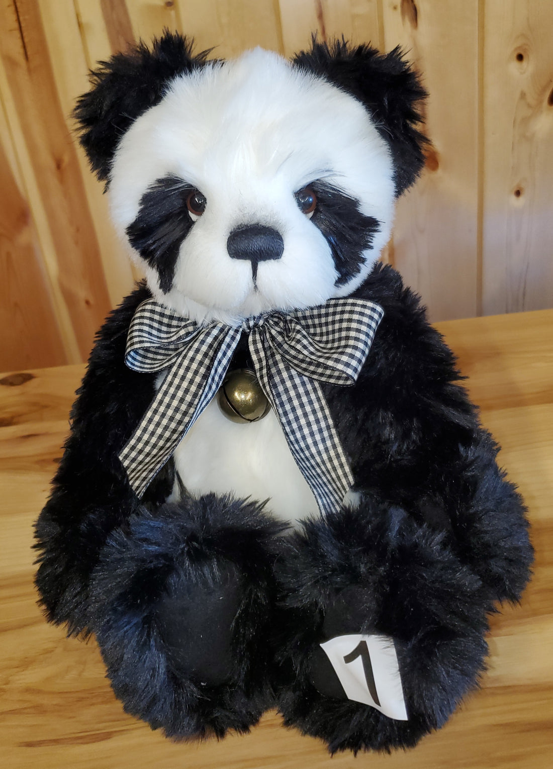 Cartwright - 14" Soft Black and White Panda by Charlie Bears