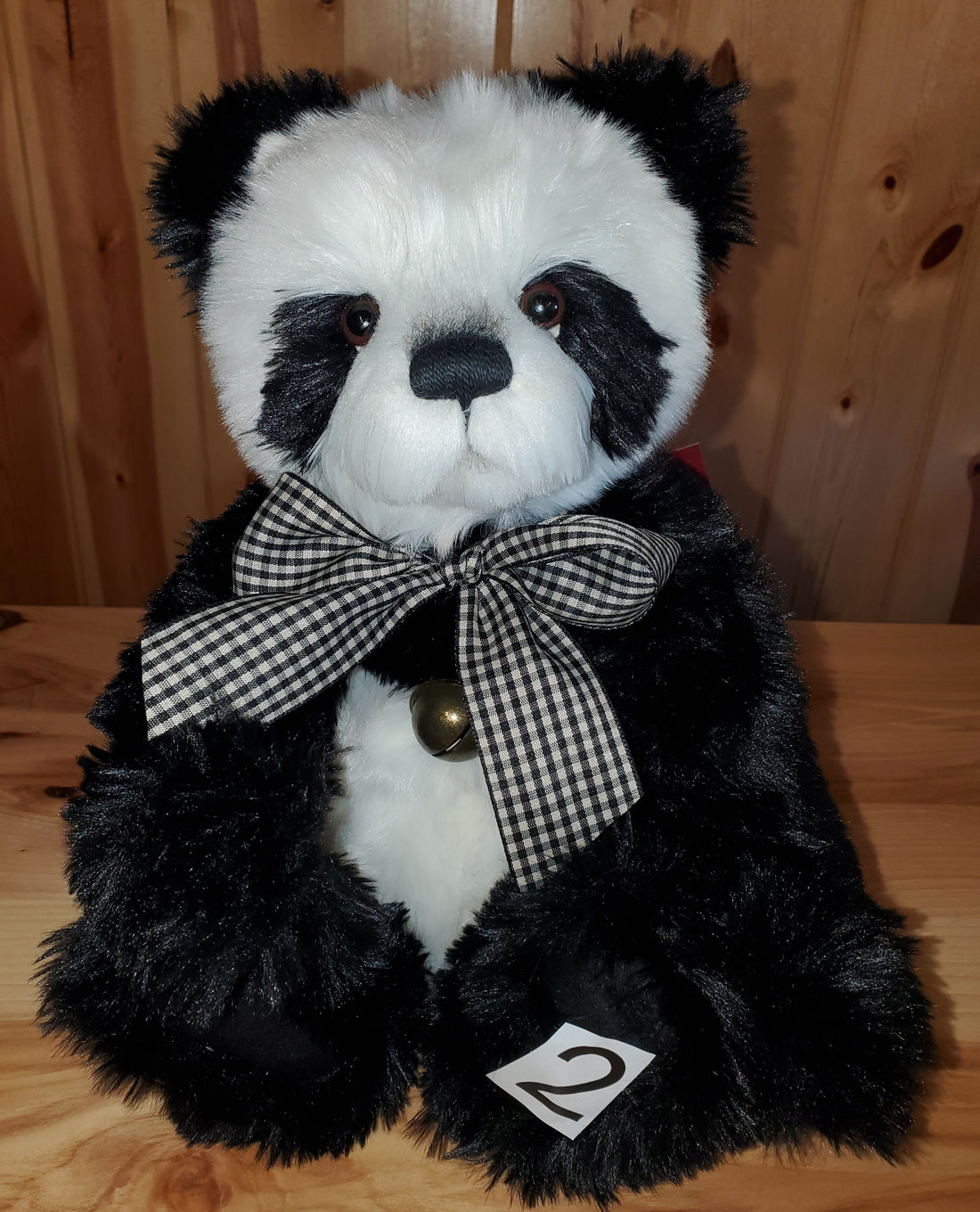 Cartwright - 14" Soft Black and White Panda by Charlie Bears