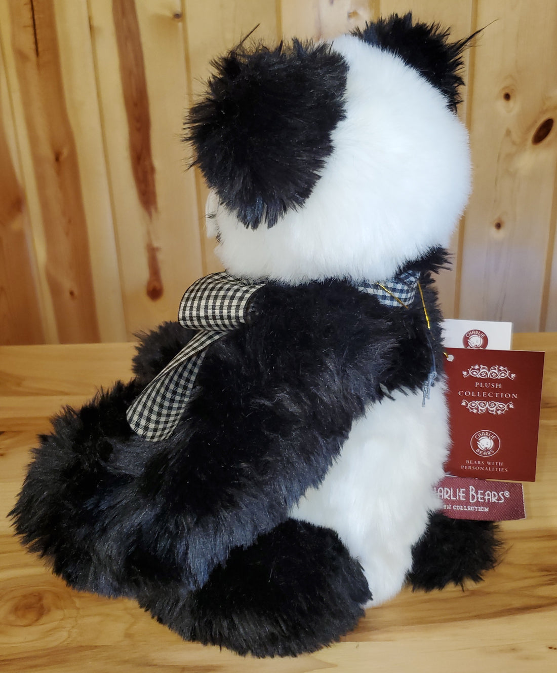 Cartwright - 14" Soft Black and White Panda by Charlie Bears