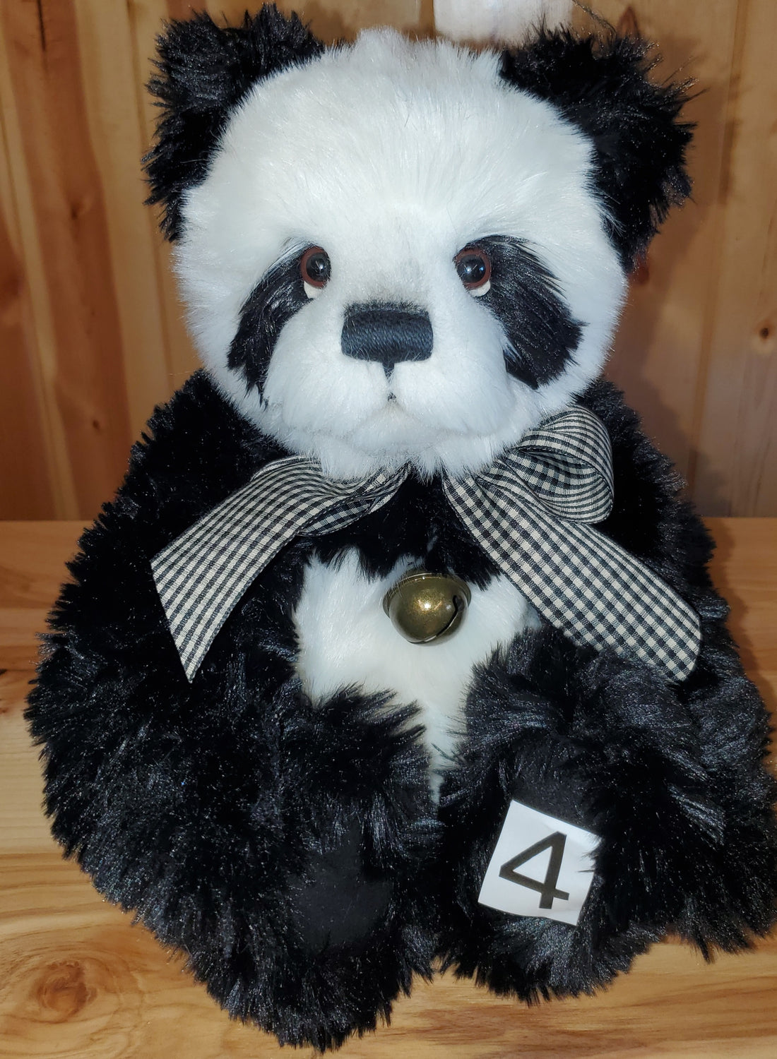 Cartwright - 14" Soft Black and White Panda by Charlie Bears